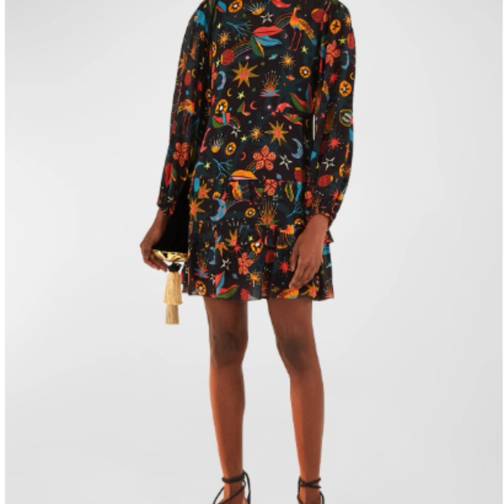 FARM Rio Vibrant Cosmic Mini Dress
